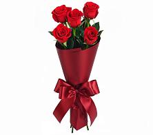 Букет 5 Красных роз Эдлесс Лав в Кадоме