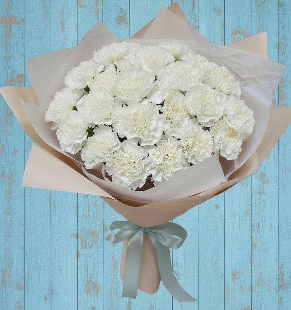 Букет цветов из: Гвоздики в Кадоме