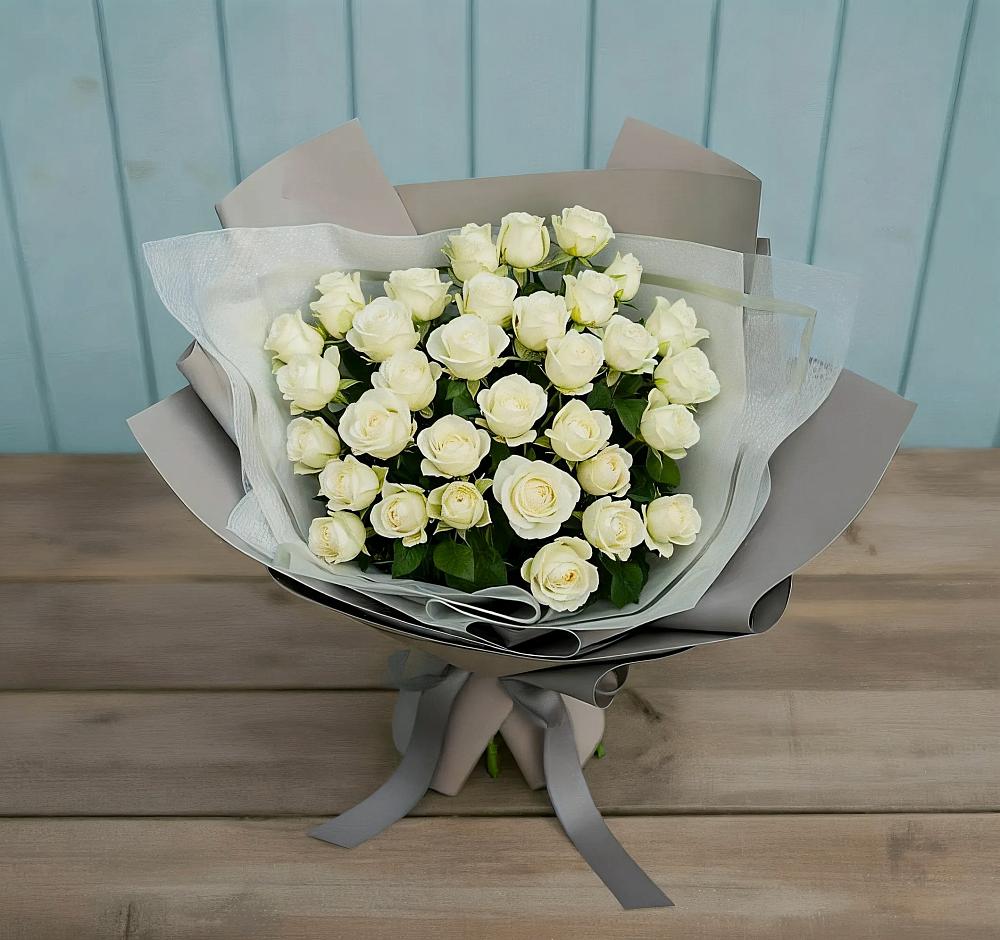 Букет Белоснежная нежность в Кадоме