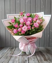Букет Розовый кустик #REPLACE_PRED# Кадоме