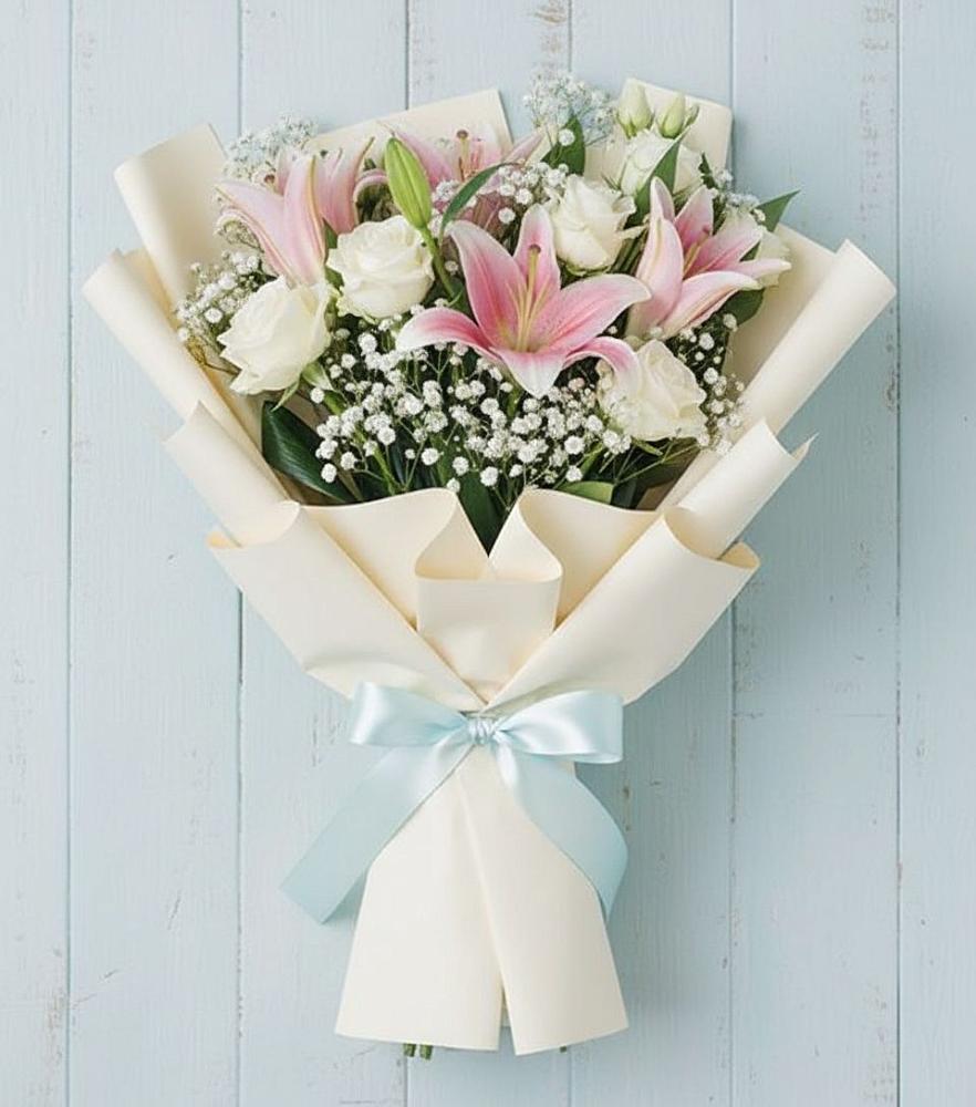 Букет цветов из: Лилии в Кадоме