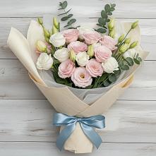 Букет цветов из:  Лизиантусы #REPLACE_PRED# Кадоме