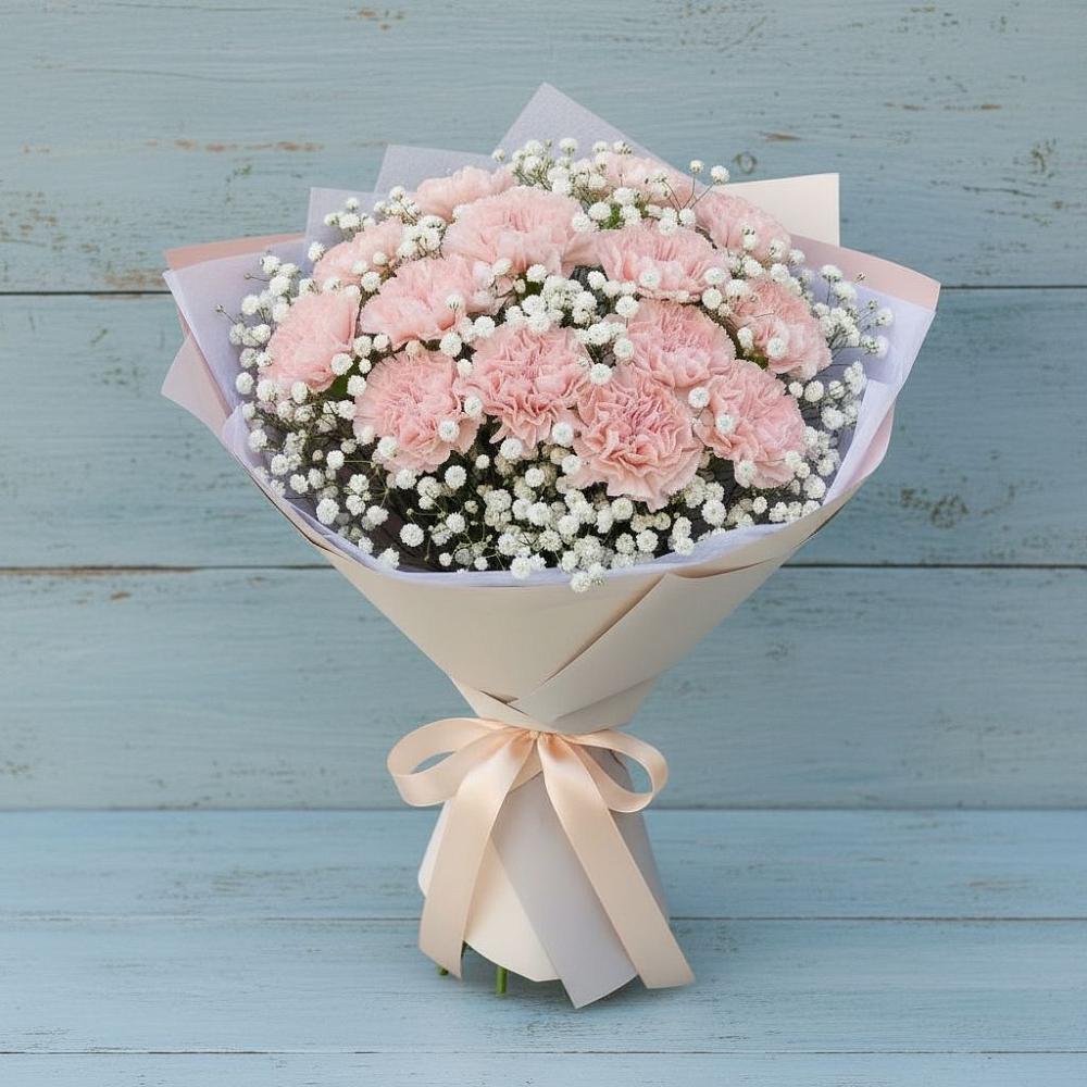 Букет цветов из: Гвоздики в Кадоме