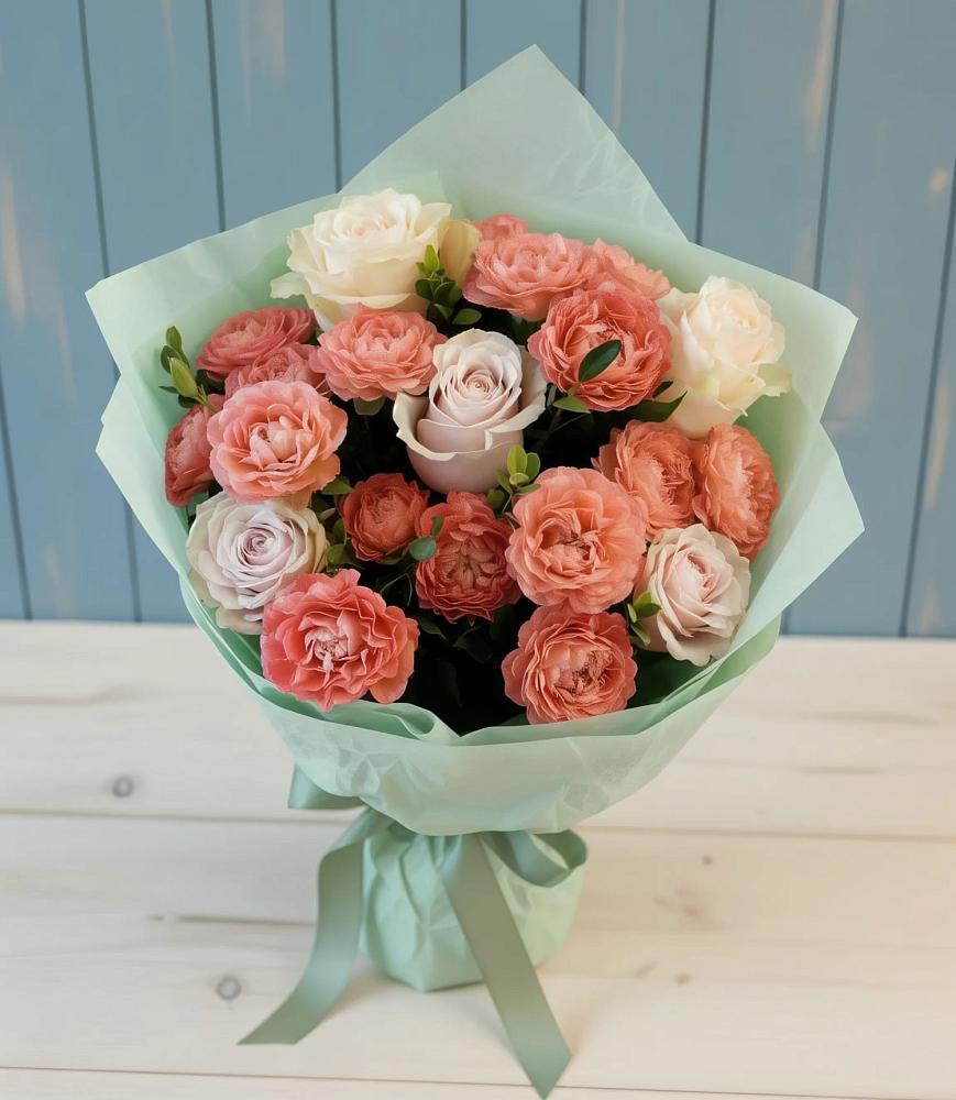 Букет цветов из: Розы в Кадоме