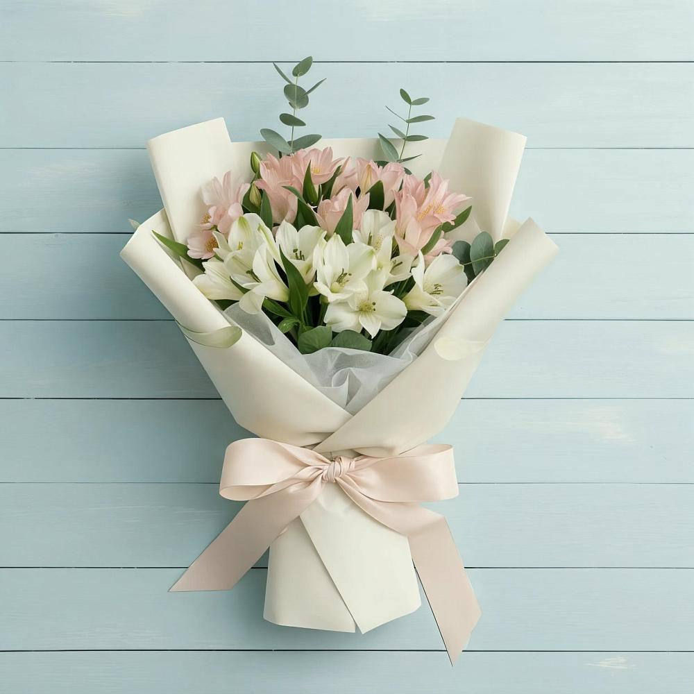 Букет цветов из: Альстромерии в Кадоме