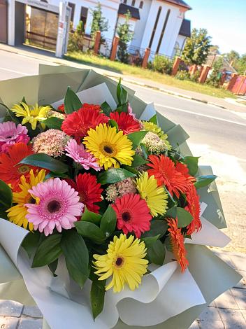 Букет цветов из: Герберы в Кадоме