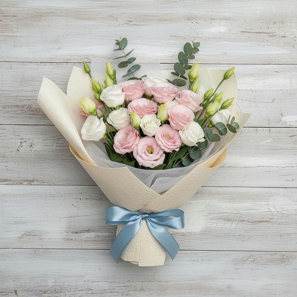 Букет цветов из: Лизиантусы в Кадоме